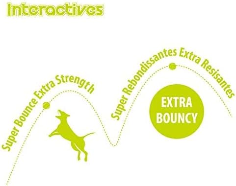 ALL FOR PAWS 2.5-inch Tennis Balls for Dogs, Fetch Toys for Medium Large Dogs, Bouncy & Durable Tennis Balls for Ball Launcher Toy, 6 Pack Fetch Toy for Outdoor Play