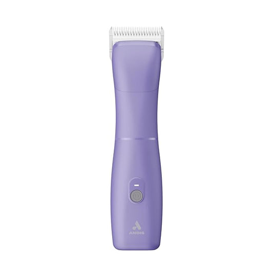 Andis Emerge Lithium-ion Cordless Detachable Blade Dog Clipper, for All Coats & Breeds, Purple, 560489