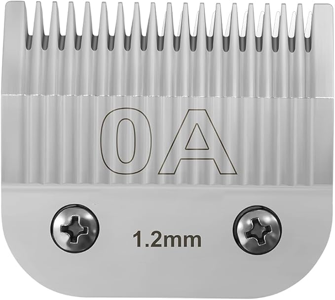 Professional Detachable Replacement Ceramic Blades set,compatible with oster Classic 76/Star-Teq/Power-Teq andi A*dis AGC,BDC,BGC,MBG Series Clippers (size 0A)