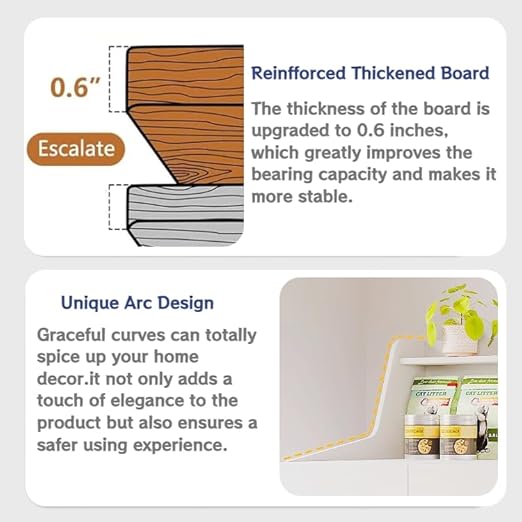 Large Cat Litter Box Enclosures,Litter Robot Enclosure,Hidden Litter Box Furniture,Hidden Cat Washroom Furniture with Door,Kitty Litter Box Furniture with Hidden Storage As Sideboard Cabinet