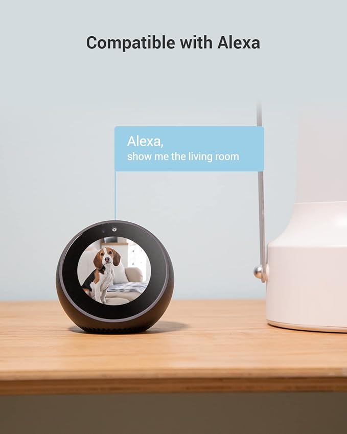 EZVIZ Security Camera Pan/Tilt 1080P Indoor Dome, Smart IR Night Vision, Motion Detection, Auto Tracking, Baby/Pet Monitor, 2-Way Audio, Works with Alexa and Google(C6N)