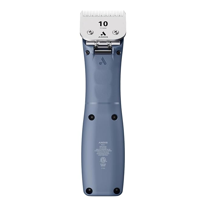 Andis Emerge Lithium-ion Cordless Detachable Blade Dog Clipper, for All Coats & Breeds, Blue, 560486