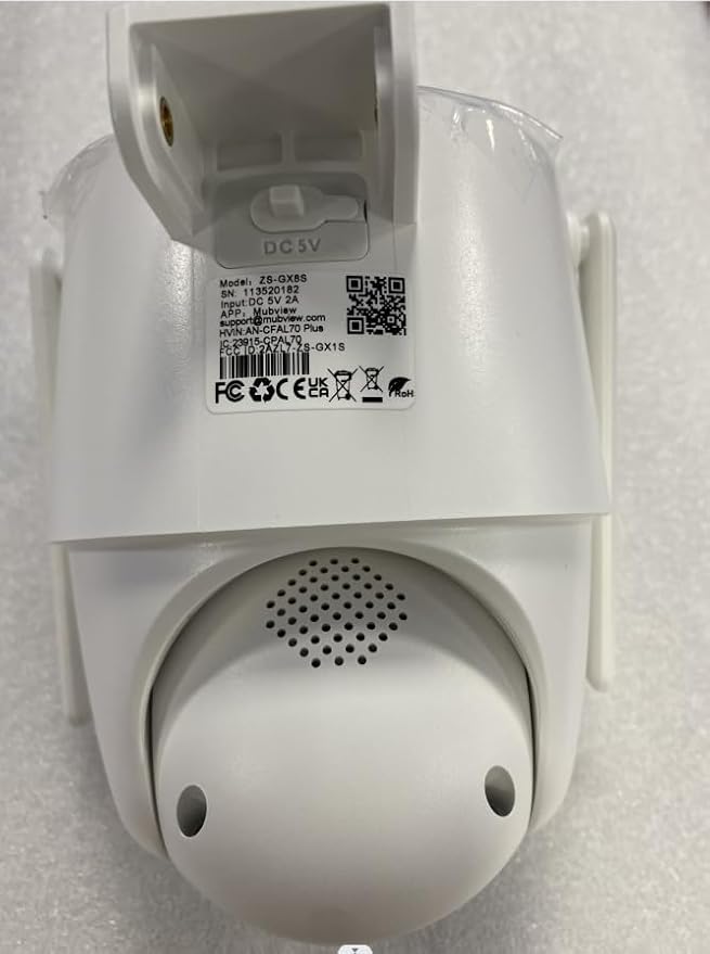 MUBVIEW Solar Security Cameras Wireless Outdoor, 2K 360° PTZ Battery Powered Outdoor Camera, 2.4Ghz WiFi Home Security Camera, Color Night Vision, Motion Detection, 2-Way Audio, Local/Cloud Storage