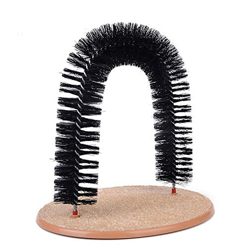 BUYTER Cat Massage Scratching Itch Kitty Hair Tools Beauty Care Brush Bristle Arch