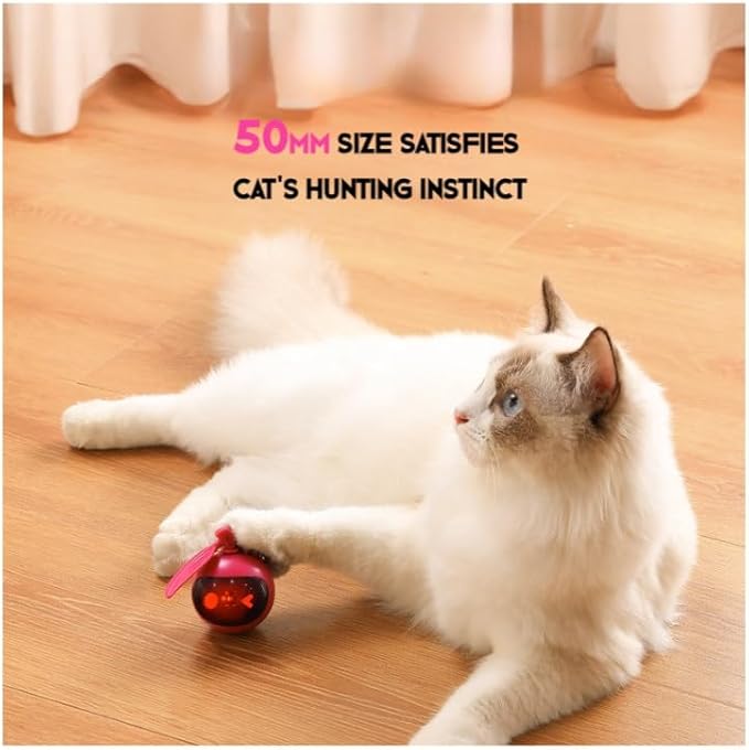 Smart Bounce Ball for Cats – Green