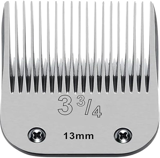 3-3/4 Detachable Replacement Ceramic Blades,compatible with oster Classic 76/Star-Teq/Power-Teq andi A*dis AGC,BDC,BGC,MBG Series Clippers,Size 3-3/4, 1/2-Inch(13mm)