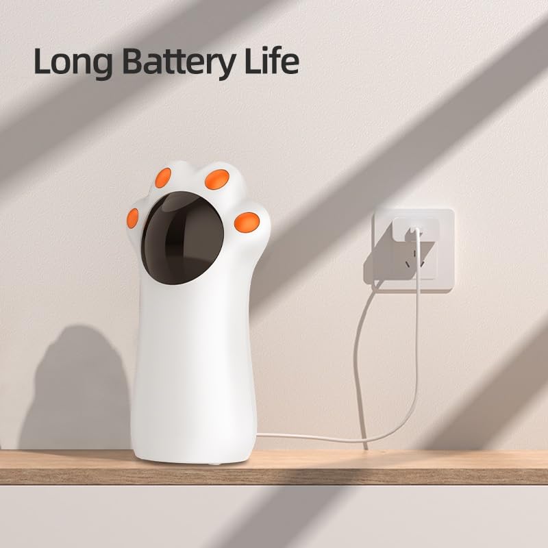 SynWave Interactive Laser Cat Toy - Automatic Laser Pointer for Cats & Kittens | Fun & Engaging Playtime | Promotes Exercise Activity