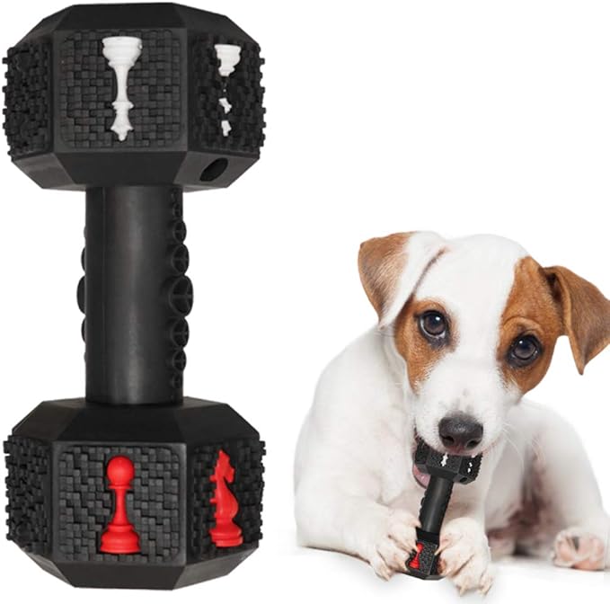 Dog Chew Toys for Aggressive Chewers,Food Grade Non-Toxic Dental Pet Toy,Tough Durable Indestructible Dog Toys for Small Medium Dogs.Black(8IB-15IB)