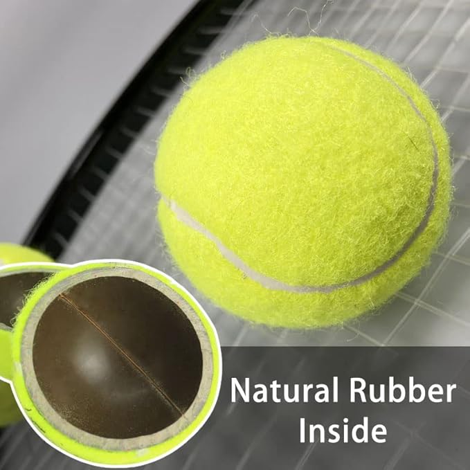 12 Pcs Squeaky Tennis Balls for Dogs - 2.58" Interactive Doggy Toys - Mini Safe, Durable for Small Medium Large Dogs Training Playing, with 1 Reusable Carry Bag