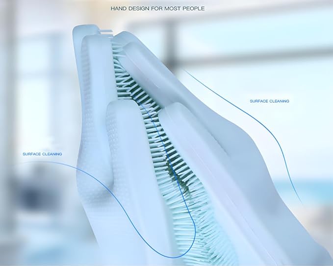 1 pairs Silicone Dishwashing & Pet Grooming Gloves - 2-in-1 Heat Resistant Gloves with High-Density Teeth, Enhanced Five Finger Design for Bathing, Cleaning Dishes, Cars, Dogs & Cats(Green)