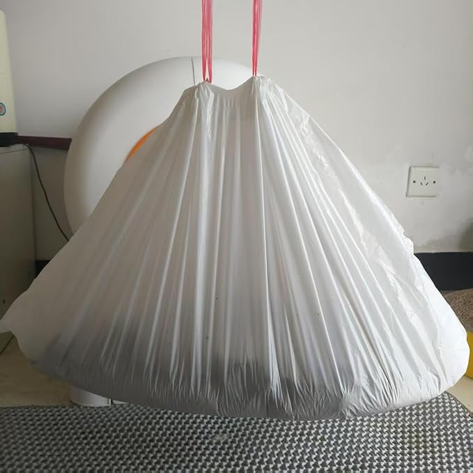 100Pack Extra Large Cat Litter Box Liners with Drawstring Compatible with Litter Robot 3/4, 4Mil Thickened Cat Litter Bags for Self Cleaning Box, Waste Bags Receptacles Bags for Automatic Litter Box