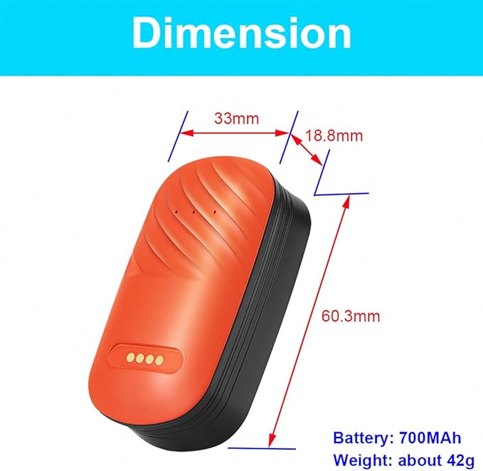 4G LTE Smart Dog GPS Tracker, Live Pet Tracker with Virtual Fence Collar System, IP67 Waterproof, Long Battery Life, Customizable Boundaries App Control, Yard Outdoor (Subscription Required)