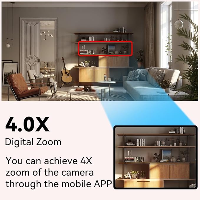 PEGATISAN 3MP WiFi Surveillance Security Camera Outdoor/Home/Dome, Pan-Tilt 360° View, 3MP, Motion Detection and Siren, 2-Way Audio,Full Color Night Vision, Waterproof