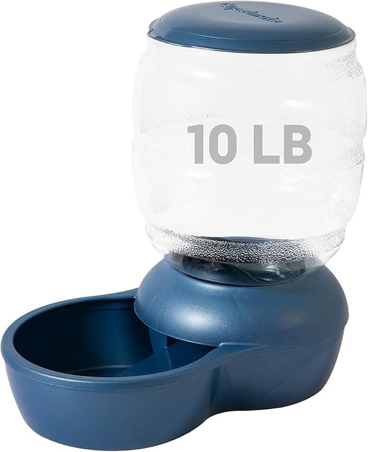 Petmate Replendish Feeder Automatic Cat and Dog Feeder, Pearl Peacock Blue, 10 LB, Made in USA