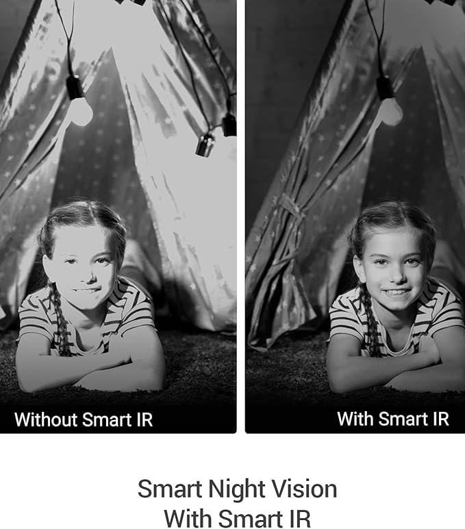 EZVIZ Security Camera Pan/Tilt 1080P Indoor Dome, Smart IR Night Vision, Motion Detection, Auto Tracking, Baby/Pet Monitor, 2-Way Audio, Works with Alexa and Google(C6N)