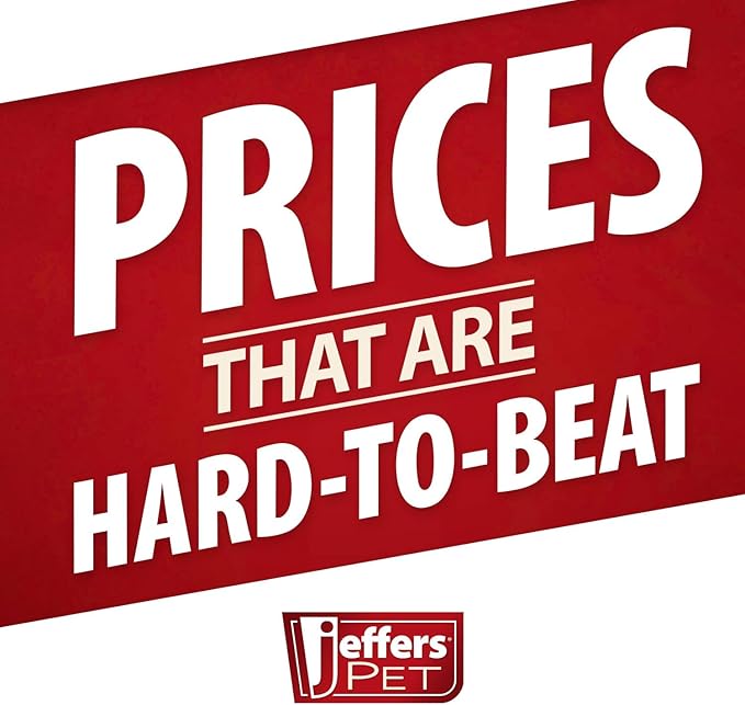 Jeffers Pet Double Sided Grooming Slicker Brush for Dogs, Cats, Puppies – Flexible Head with Stainless Steel Pins – Detangler Tool for Mats, Loose Fur, Shedding – Home or Professional Use - Small