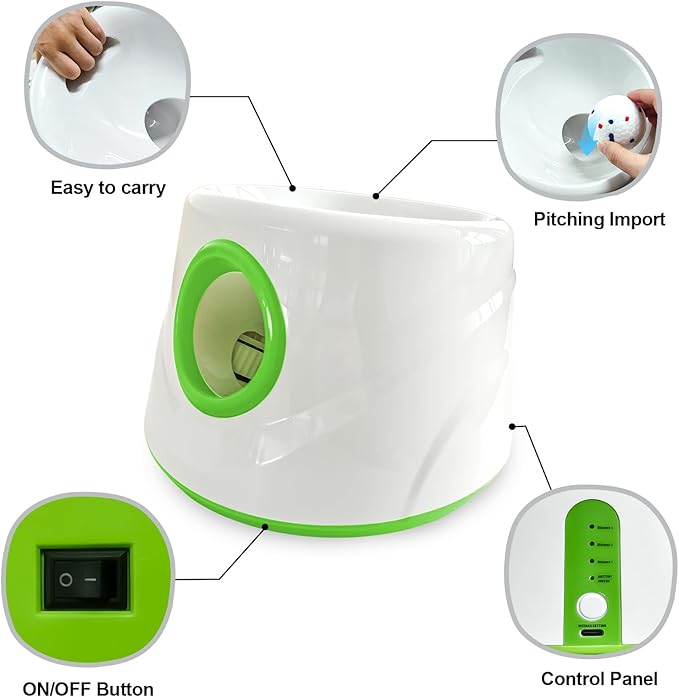 Automatic Ball Launcher for Dogs with 6 Balls