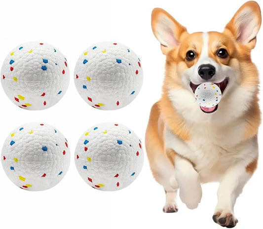 4PCS 2.3" ETPU Dog Fetch Balls for Upgrade Automatic Dog Toy Ball Launchers, Relieves Anxiety, Breeds Chew Toys for Teething, Interactive Pet Tennis Balls Toy for Small and Medium Puppy