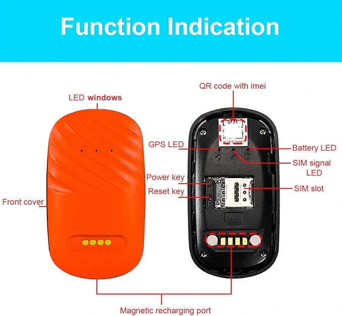 4G LTE Smart Dog GPS Tracker, Live Pet Tracker with Virtual Fence Collar System, IP67 Waterproof, Long Battery Life, Customizable Boundaries App Control, Yard Outdoor (Subscription Required)