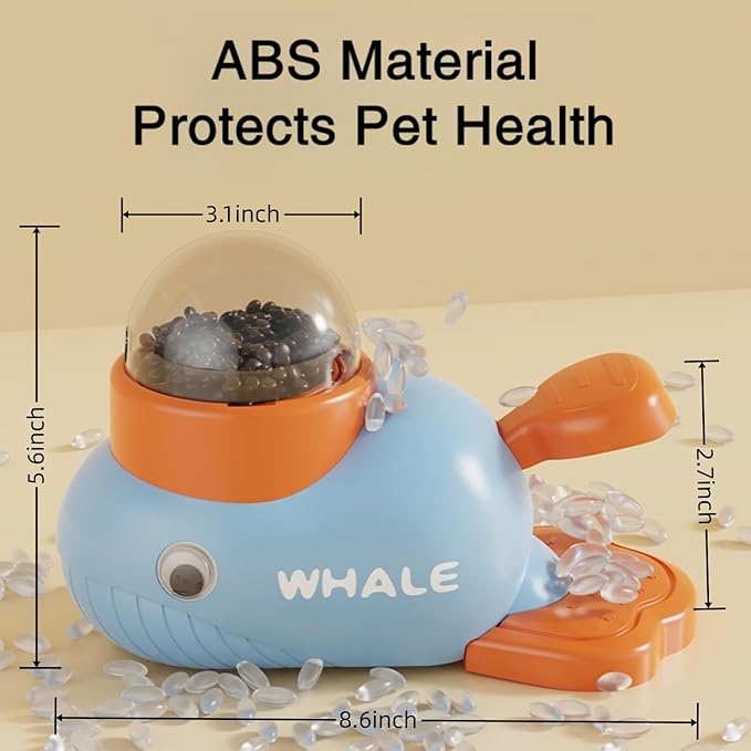 Cat Interactive Treat Dispenser Toy, Interactive Dog Puzzle Toy, Dogs Food Treat Feeding Dispenser for Healthy Eating for Small & Medium (Pink)