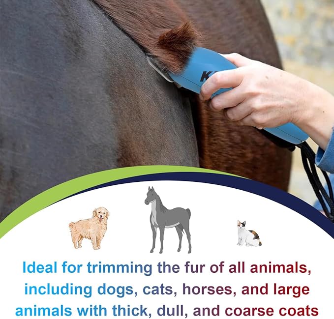 T84 Pet Dog Grooming Detachable Blades,Compatible with Andis,Oster A5,Wahl KM10 Clippers,Cut Length 3/32" (2.4mm),Fit for Larger Animals