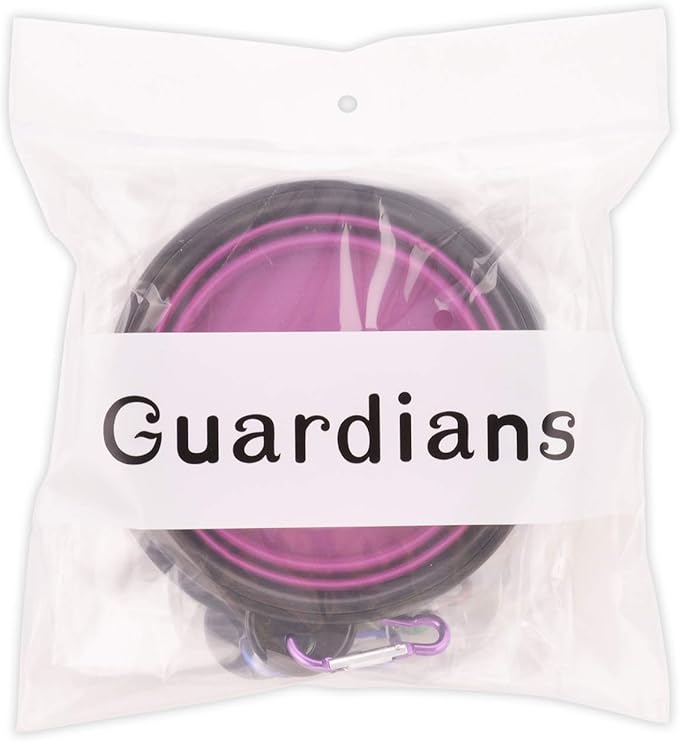 Collapsible Dog Bowls - 4 Pack, Portable Travel Water and Food Bowl with Carabiner Clip for Dogs and Cats - Ideal for Walking, Traveling, and Hiking