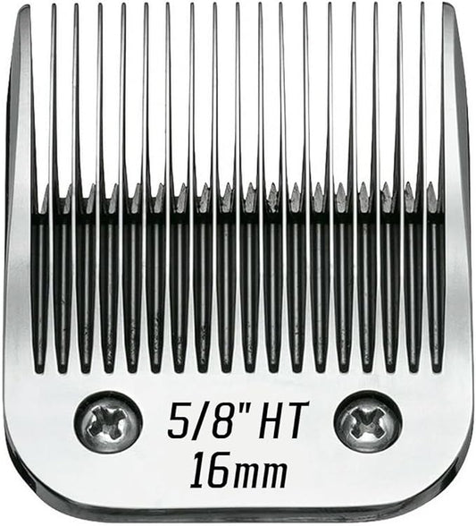 5/8HT Detachable Replacement Stainless Steel Blades,compatible with oster Classic 76/Star-Teq/Power-Teq andi A*dis AGC,BDC,BGC,MBG Series Clippers,5/8 inch (16mm)