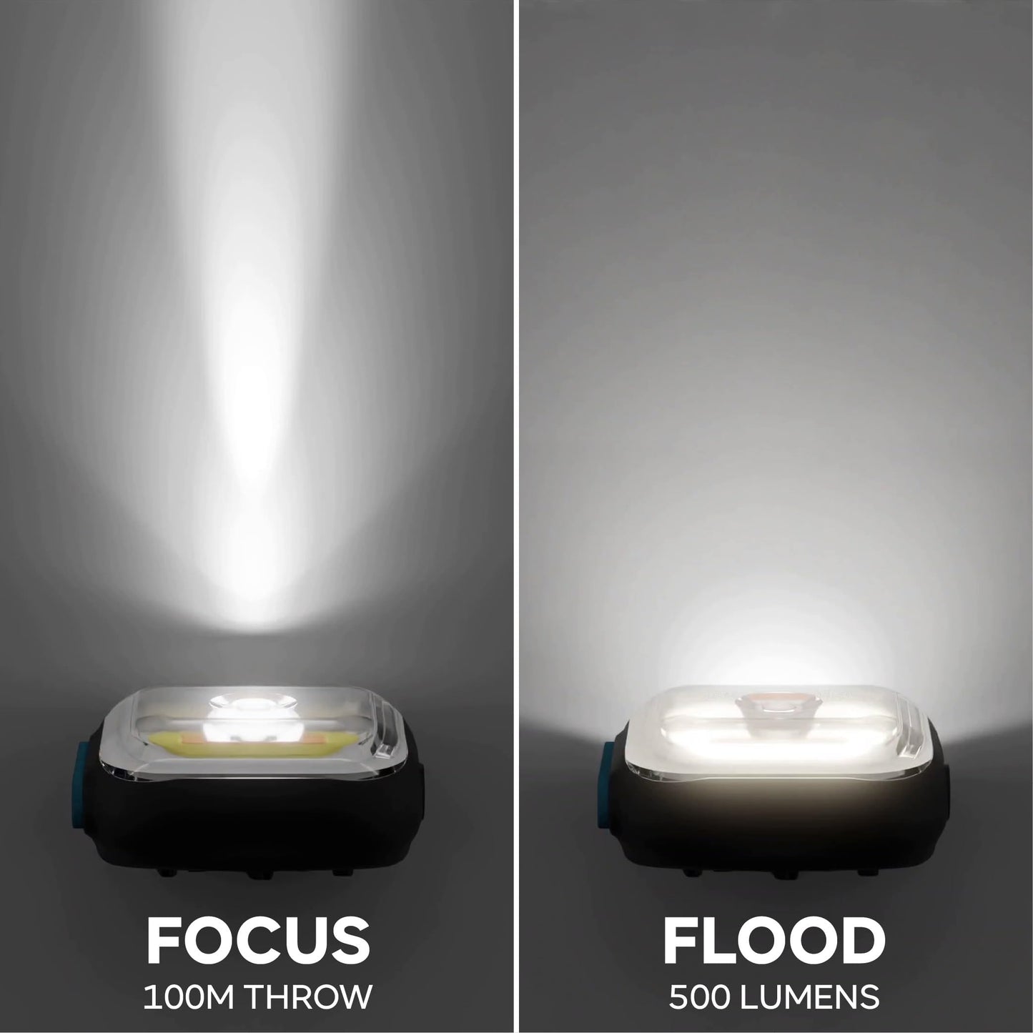 Dog Collar Light (1 Pack), Powerful 500 Lumens Dog Lights for Night Walking, New Generation Rechargeable Reflective Dog Light - Dog Hiking Gear