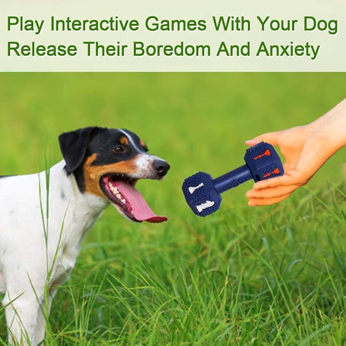 Dog Chew Toys for Aggressive Chewers,Food Grade Non-Toxic Dental Pet Toy,Tough Durable Indestructible Dog Toys for Small Dogs.Blue(8IB-15IB)