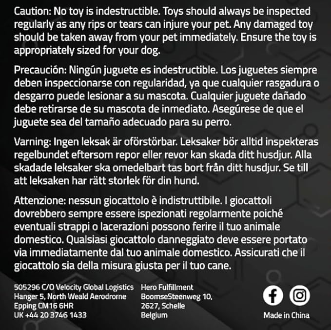 Playology Rope Toys for Dogs | Tug of War Dog Toy for Aggressive Chewers | Chicken Scented Dog Toys | Medium Rope Toy for Interactive Play