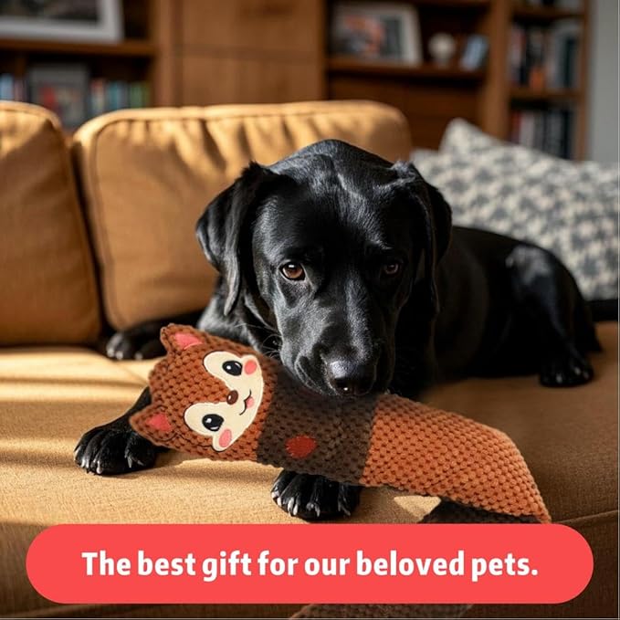 Dog Squeak Toys Pet Sniffing Tibetan Food Squirrel-Themed Hide & Seek Puzzle Toy for Pets – Interactive Snuffle Mat to Stimulate Senses, Slow Feeding & Boost IQ