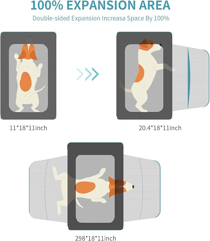 Cat Carrier Airline Approved Pet Carrier, Expandable Foldable Soft-Sided Dog Carrier, 3 Open Doors, 2 Reflective Tapes, Pet Travel Bag Safe and Easy for Cats and Dogs(Pink)