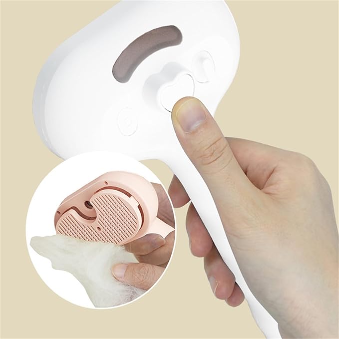 Glofur Pet Steam Brush, Pet Spray Brush for Cats, Spray Defur Comb with No-Rinse Shampoo for PetBathing, Dog Brush, SprayCat and DogBrush