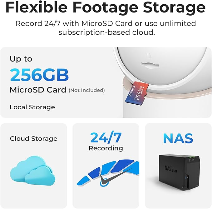 IMILAB C40 4K Indoor Security Camera, Room Camera for Kid/Baby/Pet, 5G WiFi Pan/Tilt Indoor Cam w/Person Pet Track, Powerful AI Detection, Color Night Vision, SD/Cloud Storage, Easy Pairing, Plug in.