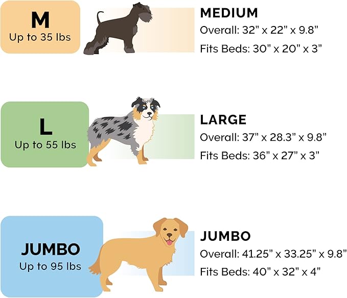 Furhaven Elevated Dog Bed Frame for 36" x 27" Large Dog Beds, Easy Assembly - Mid-Century Modern Bed Frame - Gray Wash, Large