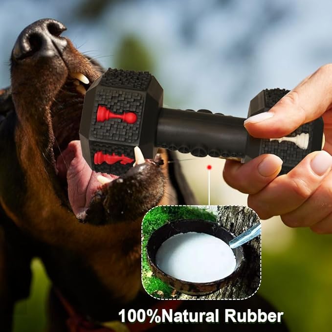 Dog Chew Toys for Aggressive Chewers,Food Grade Non-Toxic Dental Pet Toy,Tough Durable Indestructible Dog Toys for XSmall Dogs.Black(5IB-8IB)