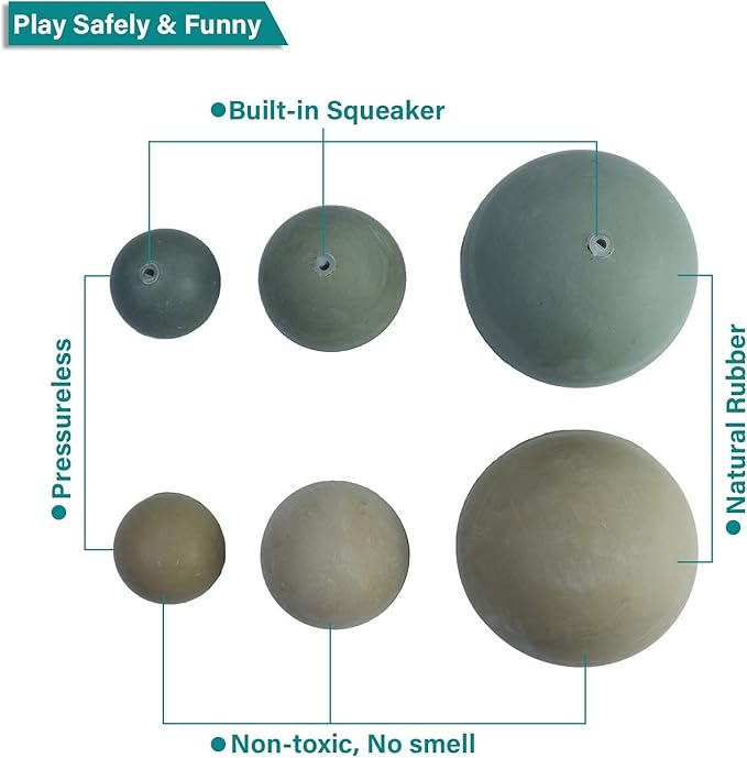 AMA SPORT Squeaky Tennis Balls for Dogs 12 Pack 2.5" Squeaky Tennis Balls for New Puppy Small Medium Dog Toys for Fetch, Exercise, Outdoor Play