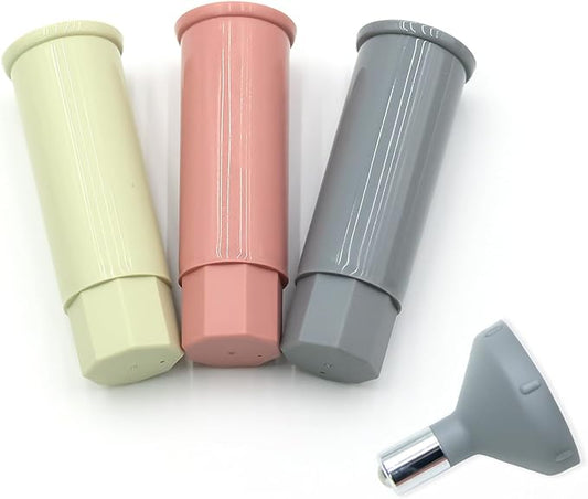 NACOCO Pet Standing Water Dispenser - Cat Dog Standing Detachable Pole Automatically Feeding Height Adjustable(Grey Adjustable Rods, Grey Water Tap)