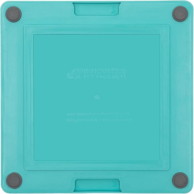 LickiMat Tuff, Heavy-Duty Soother, Dog Slow Feeder Lick Mat, Boredom Anxiety Reducer; Perfect for Food, Treats, Yogurt, or Peanut Butter, Fun Alternative to a Slow Feed Dog Bowl, Turquoise