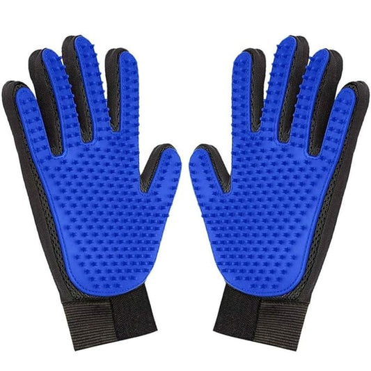 1 Pair Pet Grooming Glove,Gentle Deshedding Brush Glove Hair Remover Brush for Dogs,Cats & Horses with Long & Short Fur