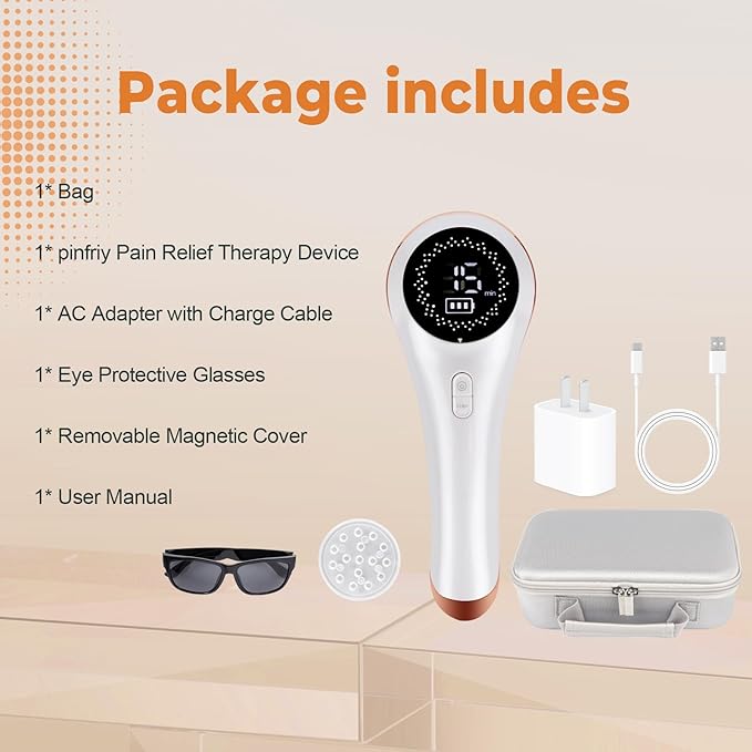 Infra Red Light Therapy Device for Muscle Joint Pain Relief, Handheld Near Infrared Light Treatment Body, Knee, Shoulder, Back, Portable Infrared Therapy at Home Dog, Cat, Horse