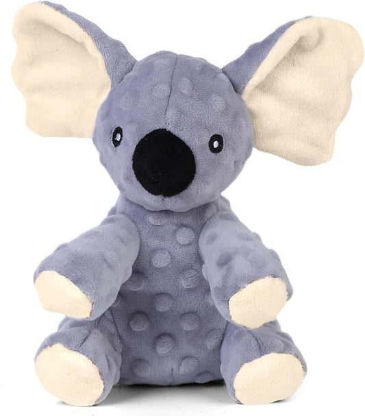 Blnboimrun Plush Dog Toy Koala - Squeaky & Crinkle Paper Chew Toys for Large & Medium Dogs