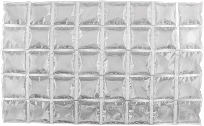 ICY-COOLS Reusable Ice Packs for Coolers - Flexible Ice Sheets, Flat and Long-Lasting for Camping or Lunch Boxes, 10x16 & 8x12, 1 or 3 Pack