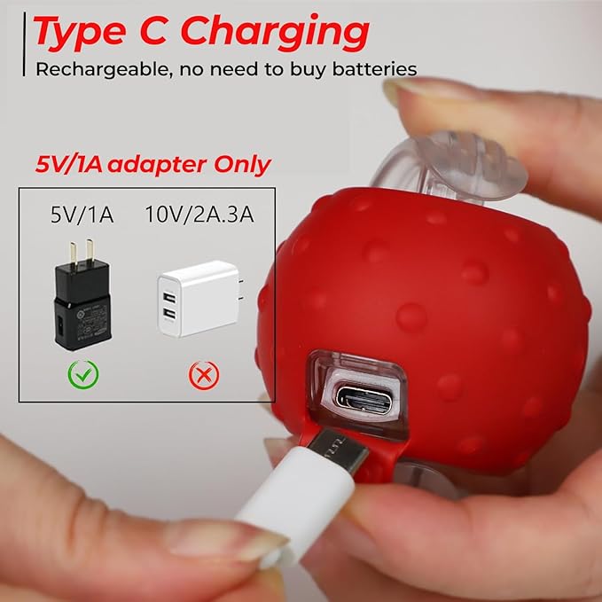 Interactive Cat Toys Ball - 2025 New Gen with Smart Obstacle Avoidance,Bird Chirps & Auto Wake-Up,Includes 1 Speedy Tail 2.0 Ropes, Ideal Kitten Toys for Bored Indoor Cats (Red)