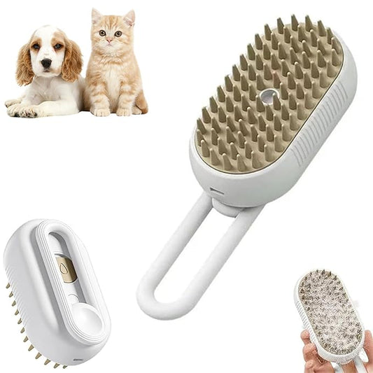 Catzcomfort Brush, Catzcomfort Cleaning Brush, Catz Comfort Steam Pet Brush/Spray Function, 3 In 1 Cat Steam Brush Water Brush for Cats, Pet Steam Brush for Cats Dogs
