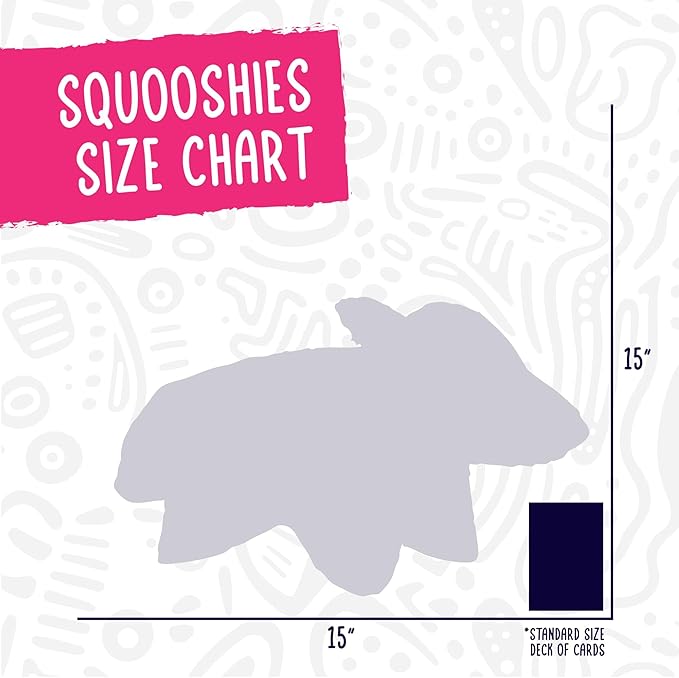 HuggleHounds Plush Dog Toy - Fuzzy Dog Toy, Soft Fleece, Interactive Durable Stuffed for Small and Large Breeds with Squeaker - Squooshie Skunk