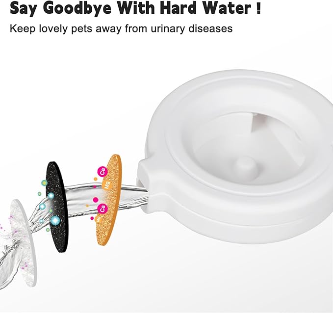 Sfozstra Automatic Pet Water Dispenser: 9L Black Lagre Dogs Stainless Steel Gravity Feeder - Convenient Drinking Water Dispenser Designed for Dogs and Cats