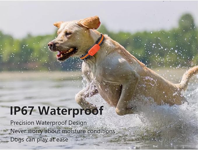 4G LTE Smart Dog GPS Tracker, Live Pet Tracker with Virtual Fence Collar System, IP67 Waterproof, Long Battery Life, Customizable Boundaries App Control, Yard Outdoor (Subscription Required)