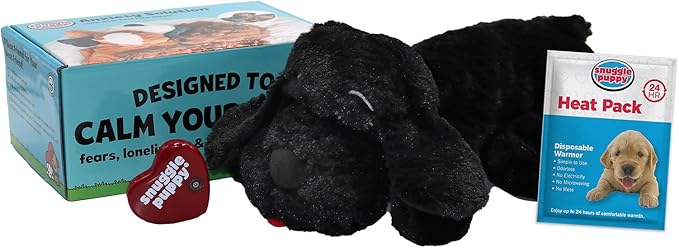 Original Snuggle Puppy Toys - Heartbeat Puppy for Dogs - Pet Anxiety Relief and Calming Aid - Comfort Dog Toys for Behavioral Training