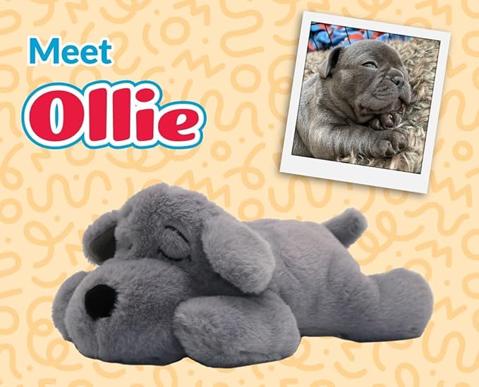 Original Snuggle Puppy Toys for Small Breeds - Heartbeat Puppy for Dogs - Pet Anxiety Relief and Calming Aid - Comfort Dog Toys for Behavioral Training